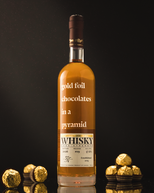 Whisky #19 'Gold Foil Chocolates in a Pyramid' - Cask Strength Whisky